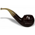 Cachimbo Montana Curvo Encerado (Aceita Filtro 9mm) Piteira Chifre